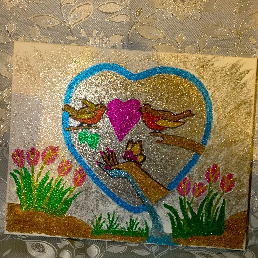 Glitter art